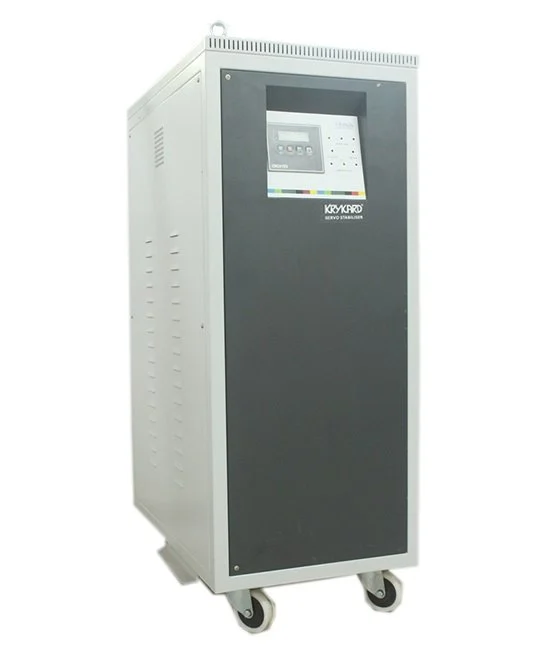Three-Phase Servo-Controlled Voltage Stabilizers (Balanced Load)